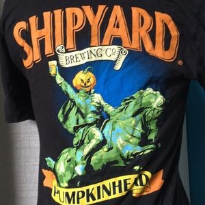 Shipyard Pumpkin Beer Halloween Black V Neck